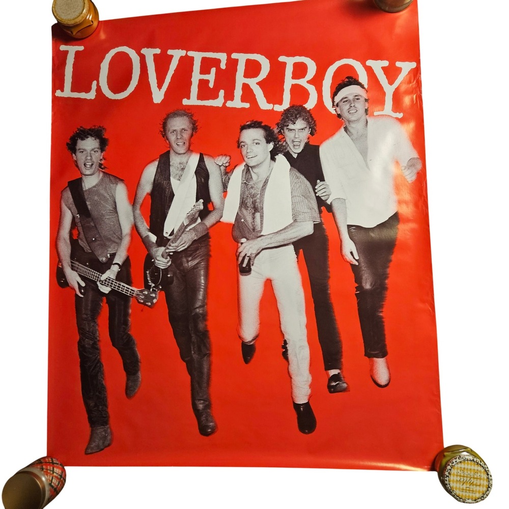 Loverboy Get Lucky Vintage 1981 Promo Poster Large Display 36x44‎ CBS Inc Rock